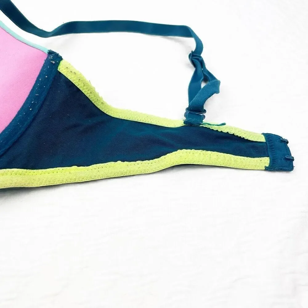 BUY 1 GET 1 FREE Victorias Secret 34dd wear everywhere yellow turquoise bra stru